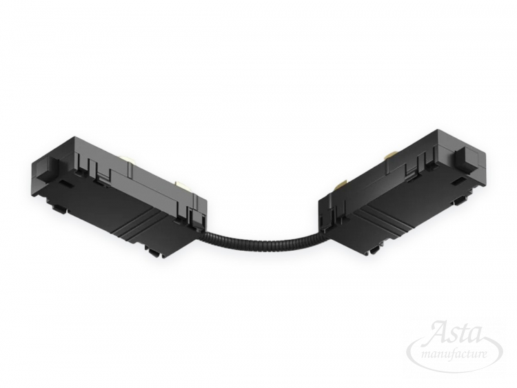 Гибкий коннектор Denkirs Smart Base (TR2103-BK) для трека, черный Гибкий коннектор Denkirs Smart Base (TR2103-BK) для трека, черный