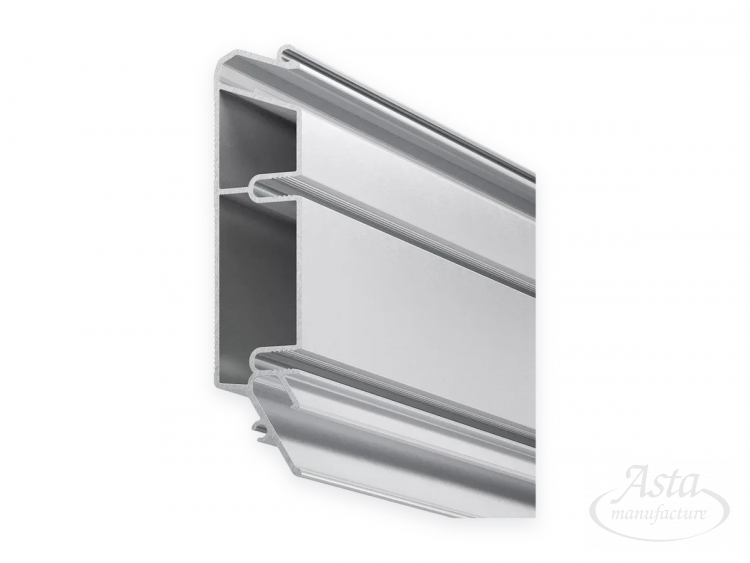 Профиль нишевый Alteza Sigma NEO 80 plus с бампером, неокрашенный (2 м)